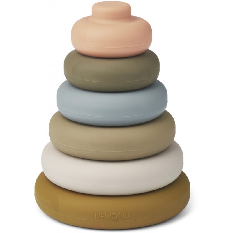 Liewood - Dag Stacking Tower Khaki Multi Mix