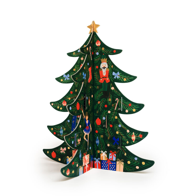 Rifle Paper - Advent tree - 34x29cm