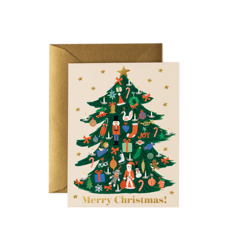 Rifle Paper - Trimmed Tree Card