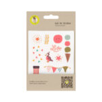 Transfer Sticker (3 Stk) - Rub on, Happy