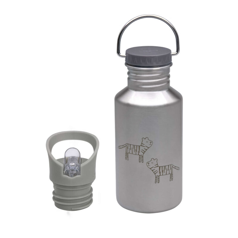 Kinder Trinkflasche aus Edelstahl "Bottle Safari" – Tiger