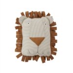 LOBO LION DENIM CUSHION - CARAMEL LOBO LION DENIM CUSHION - CARAMEL