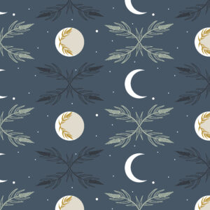 Cotton&Steel Fabrics - Camp Creek - Harvest Moon - Night