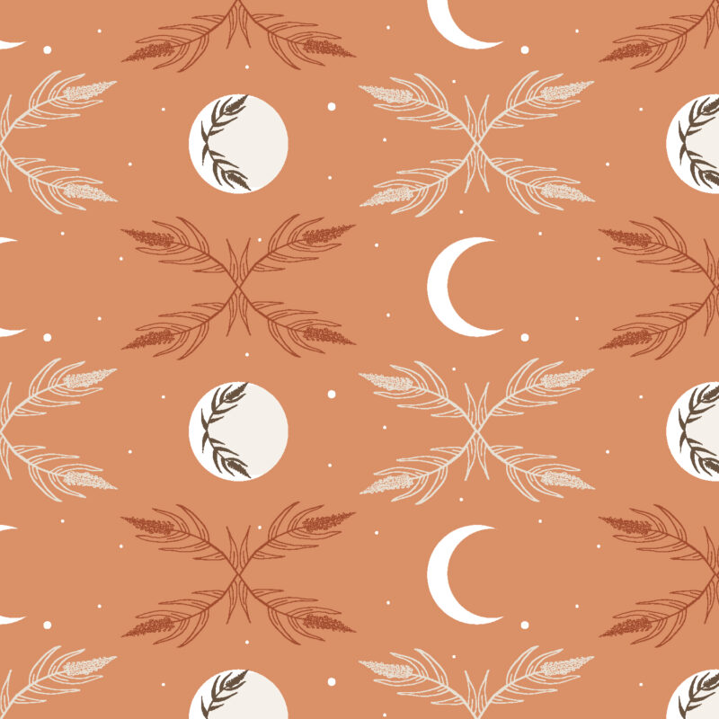 Cotton&Steel Fabrics - Camp Creek - Harvest Moon - Sky