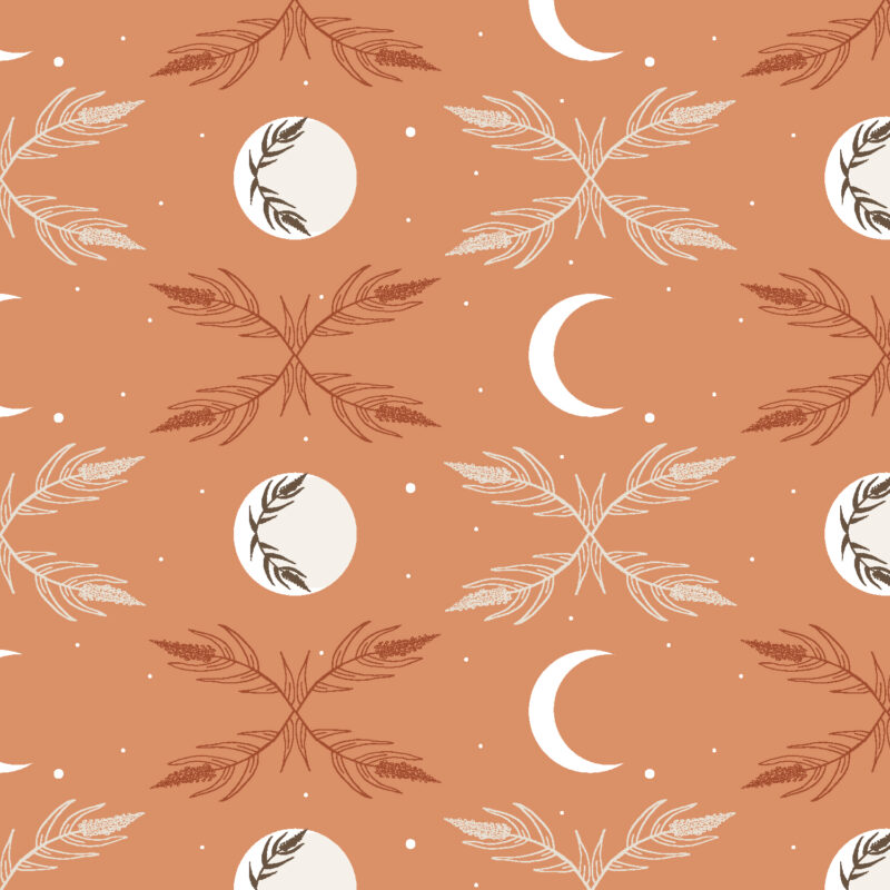 Cotton&Steel Fabrics - Camp Creek - Harvest Moon - Sky