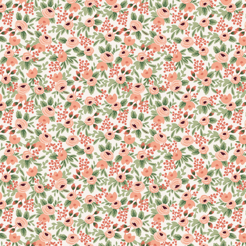 Cotton&Steel Fabrics - Garden Party - Rosa - Rose