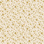 Cotton&Steel Fabrics - Holiday Classics - Starry Night - Cream Metallic