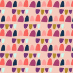 Cotton&Steel Fabrics - Mountains Rocks and Pebbles - Rolling Hills - Dawn Pink Metallic Cotton&Steel Fabrics - Mountains Rocks and Pebbles - Rolling Hills - Dawn Pink Metallic