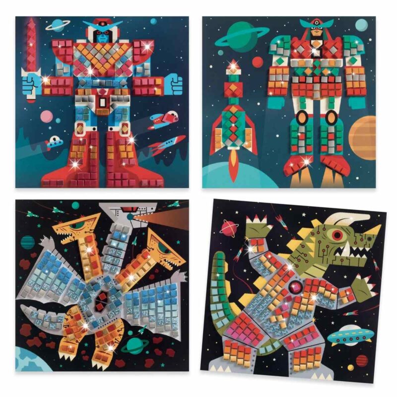 Kreativ-Set "Mosaik" – Space Battle - Kunst nach Zahlen – Bild 4