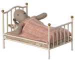 Vintage Bett, Maus -Weiß