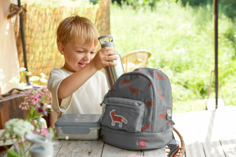 Kinder Trinkflasche aus Edelstahl "Bottle Safari" – Tiger – Bild 3