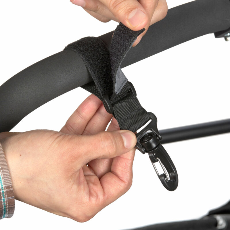 Kinderwagenhaken "Stroller Hooks" 2er Set – Black – Bild 5