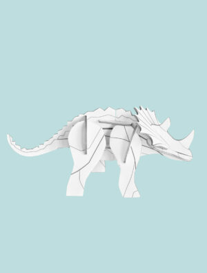diy, triceratops
