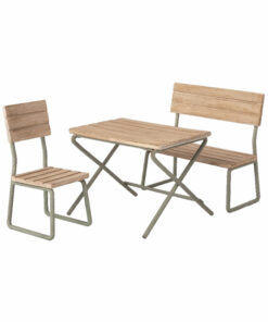Garten Set, Tisch, Stühle & Bank