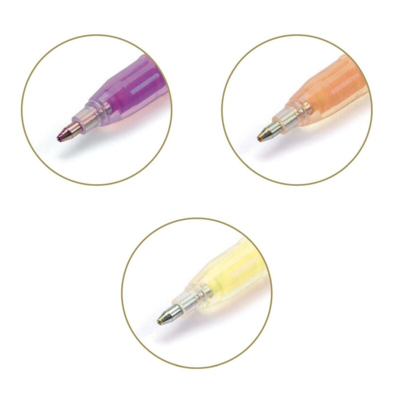6 Gelstifte "Gel Pens" – Pastell – Bild 2