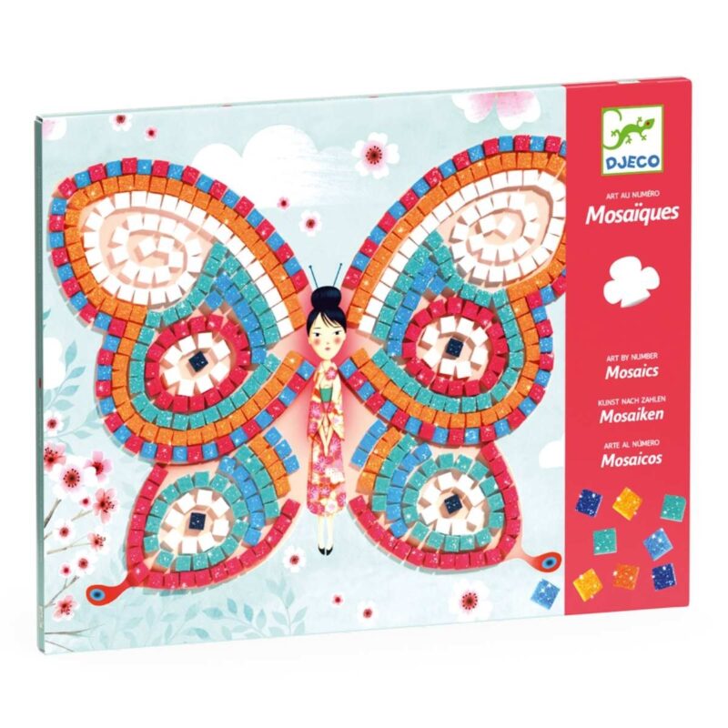Djeco - Mosaik Glitzer Schmetterlinge