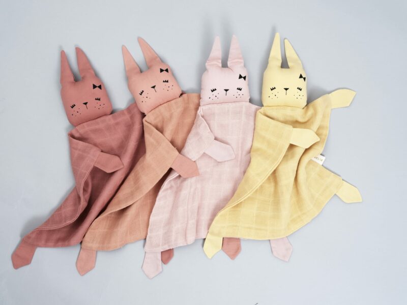 Schmusetuch "Animal Cuddle" – Bunny Clay – Bild 2