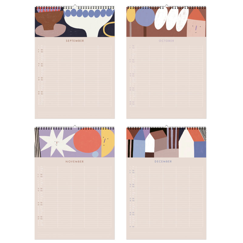 Familienkalender mit Poster "Shapes 2022" – Bild 4