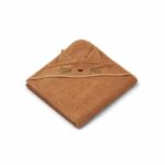 AUGUSTA HOODED JUNIOR TOWEL CAT/ALMOND