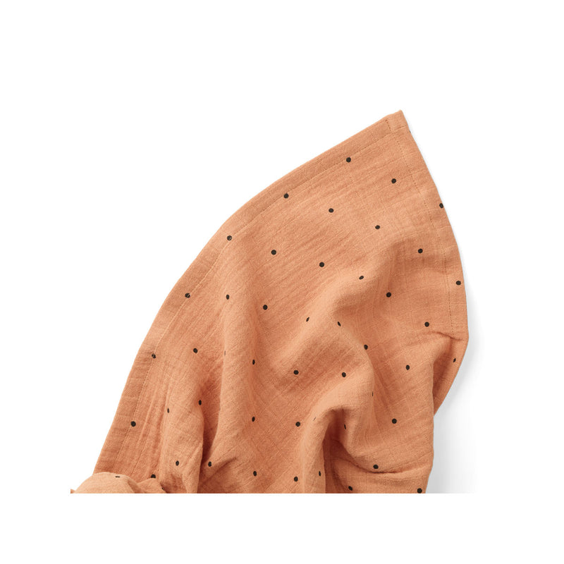 Großeses Mulltuch "Ben muslin Swaddle Print" – Classic Dot Tuscany Rose – Bild 3