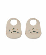 TILDA SILICONE BIB 2 PACK SPACE MULTI MIX TILDA SILICONE BIB 2 PACK SPACE MULTI MIX