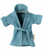 Maileg - Bathrobe - Dusty blue