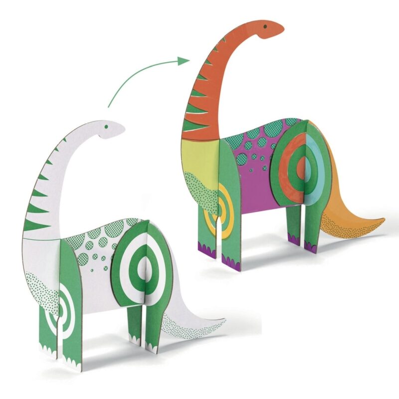 Kreativ-Set "Malen und Stecken" – Dinosaurier – Bild 3