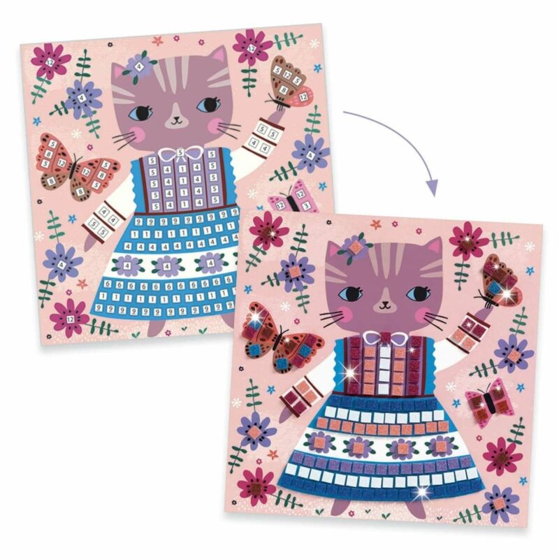 Kreativ-Set "Mosaik" – Lovely Pets - Kunst nach Zahlen – Bild 2