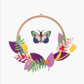 Studio ROOF - Paper Pop Outs - Blossom Wreath