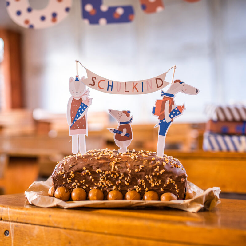 Kuchendekoration "Cake Topper" – Hund / Katze / Maulwurf – Bild 2