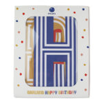 Ava&Yves - Girlande gestreift - Happy Birthday Ava&Yves - Girlande gestreift - Happy Birthday