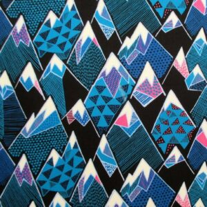 Blend Fabrics - Katy tanisy Panda bamboo mountain blue