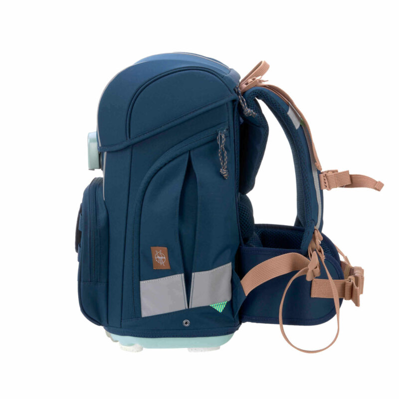 Schulranzen Set 7-teilig "Boxy Unique" – Navy – Bild 4