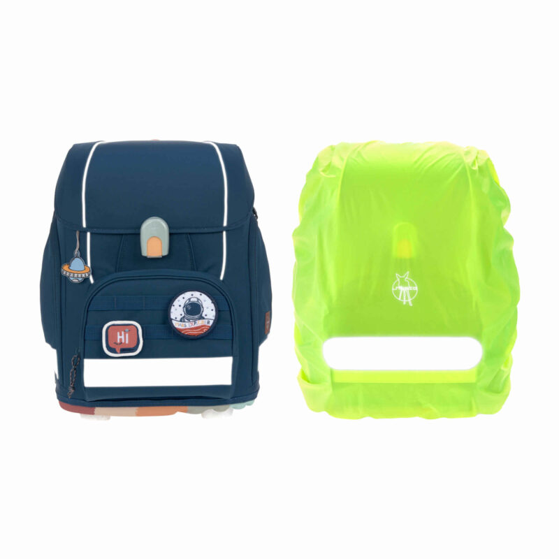 Schulranzen Set 7-teilig "Boxy Unique" – Navy – Bild 7