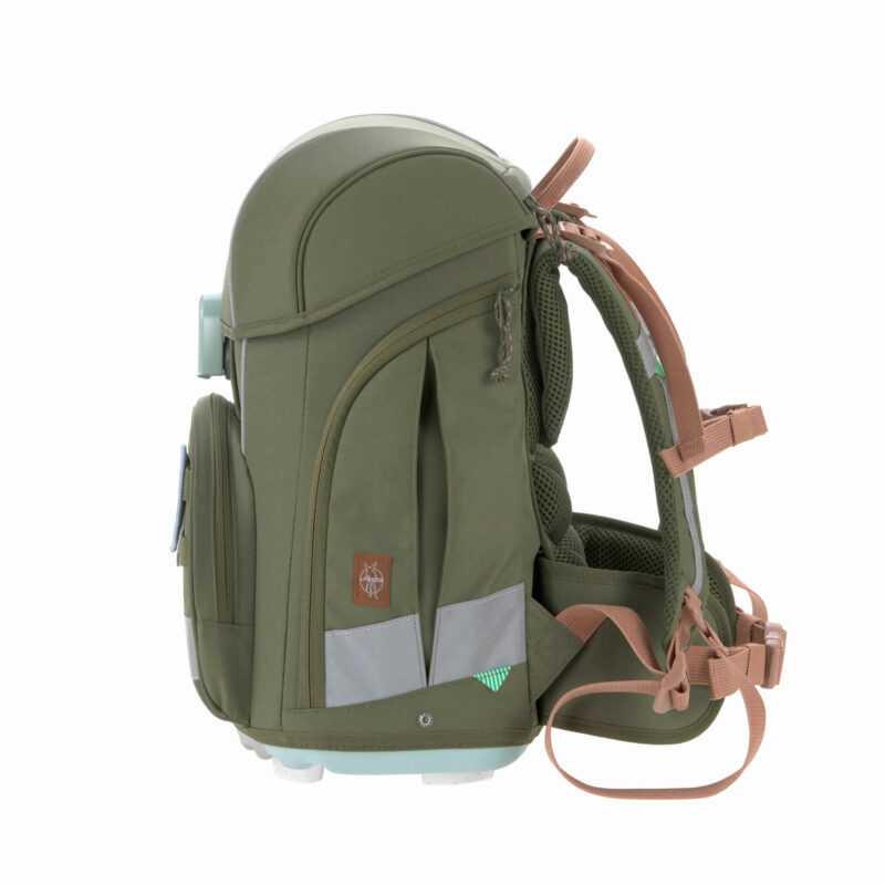 Schulranzen Set 7-teilig "Boxy Unique" – Olive – Bild 5