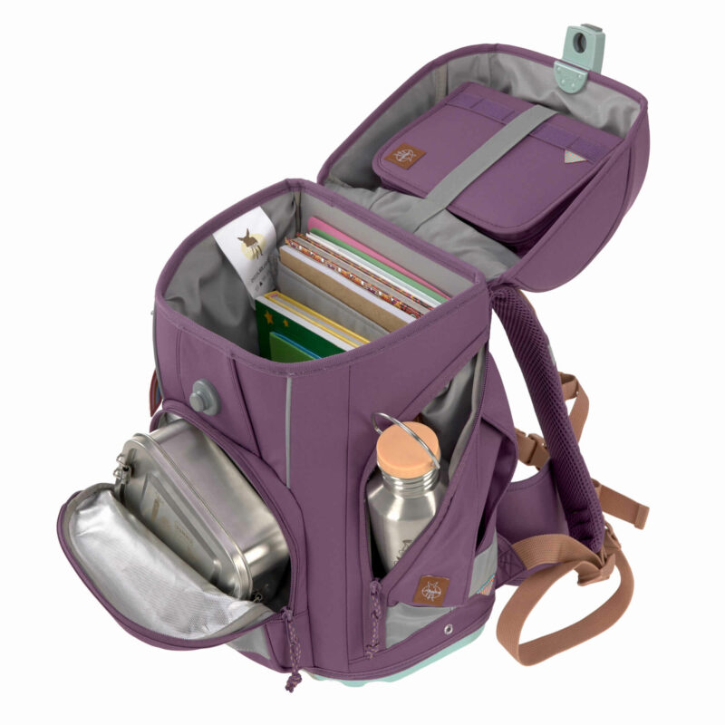 Schulranzen Set 7-teilig "Boxy Unique" – Purple – Bild 7
