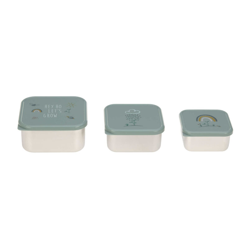 Snackbox aus Edelstahl für Kinder im 3er Set – Garden Explorer – Bild 2