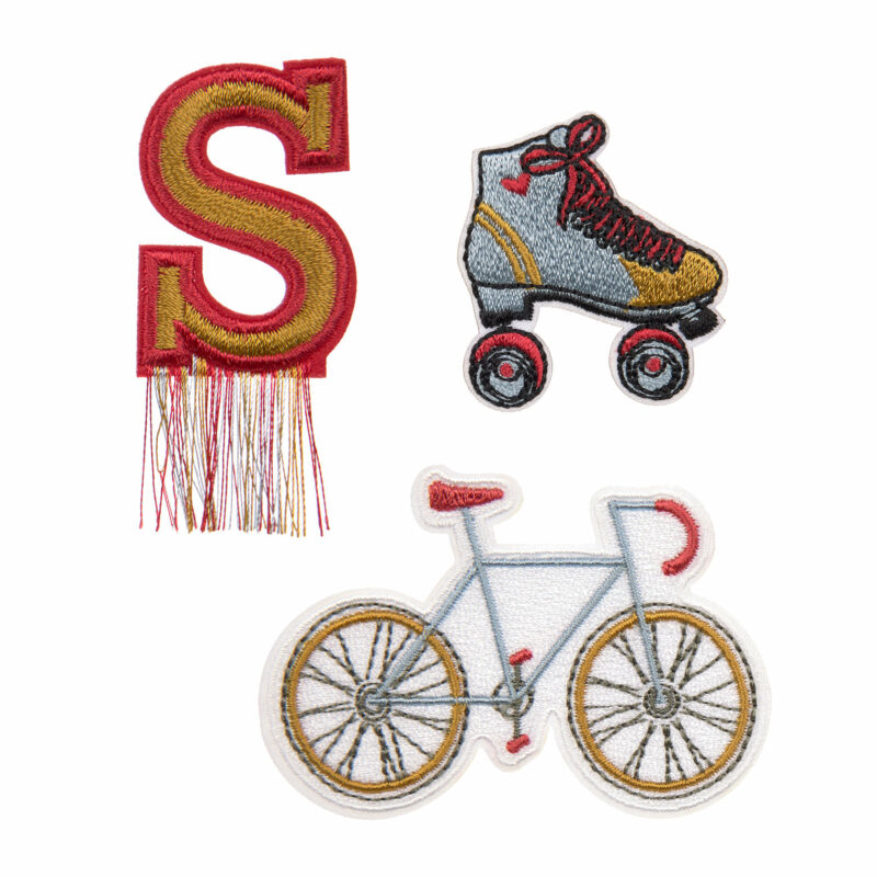 Textil-Sticker (3 Stk) - Schul Set Unique, Fahrrad