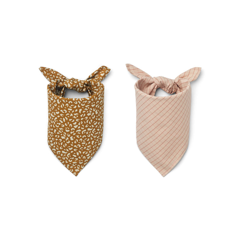 BALI BANDANA 2 PACK MINI LEO/GOLDEN CARAMEL MIX