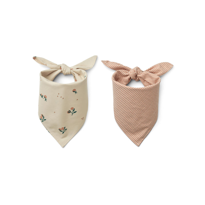BALI BANDANA 2 PACK PEACH/SEA SHELL MULTI MIX