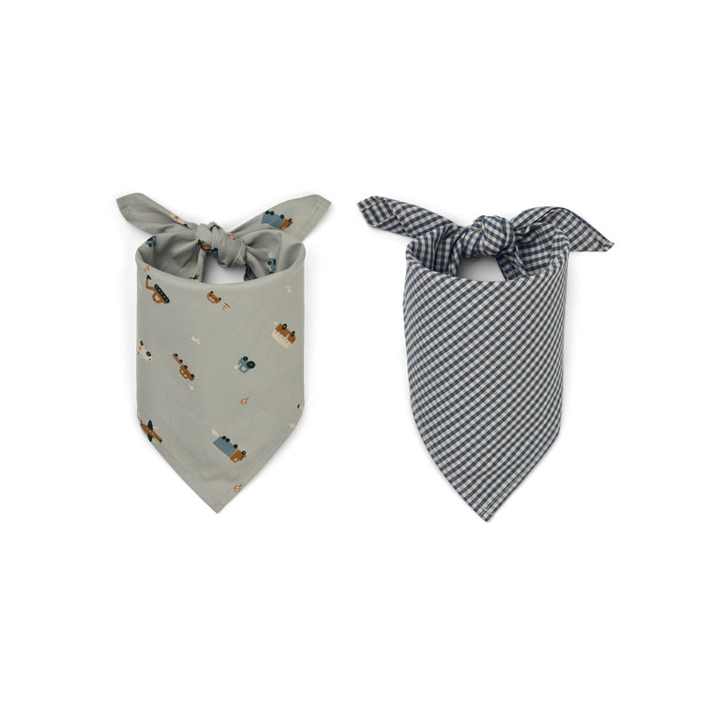 BALI BANDANA 2 PACK VEHICLES/DOVE BLUE MULTI MIX