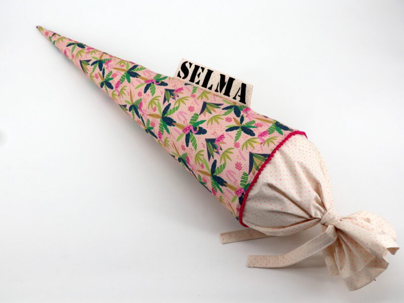 Schultüte "Flamingo" mit Namen – Bild 4