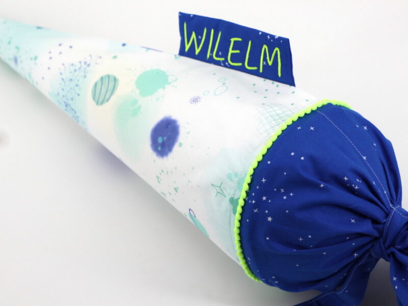 Schultüte "Weltall" mit Namen – Bild 5