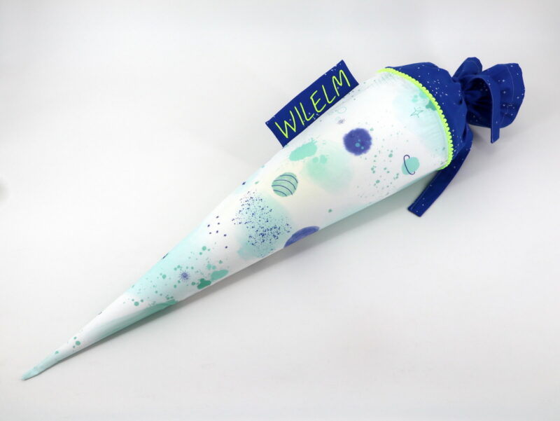 Schultüte "Weltall" mit Namen – Bild 2
