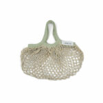 MINNI MESH TOTE BAG SANDY/DUSTY MINT MIX MINNI MESH TOTE BAG SANDY/DUSTY MINT MIX