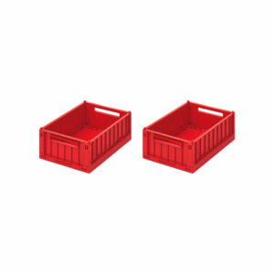 WESTON SMALL STORAGE BOX 2 PACK APPLE RED