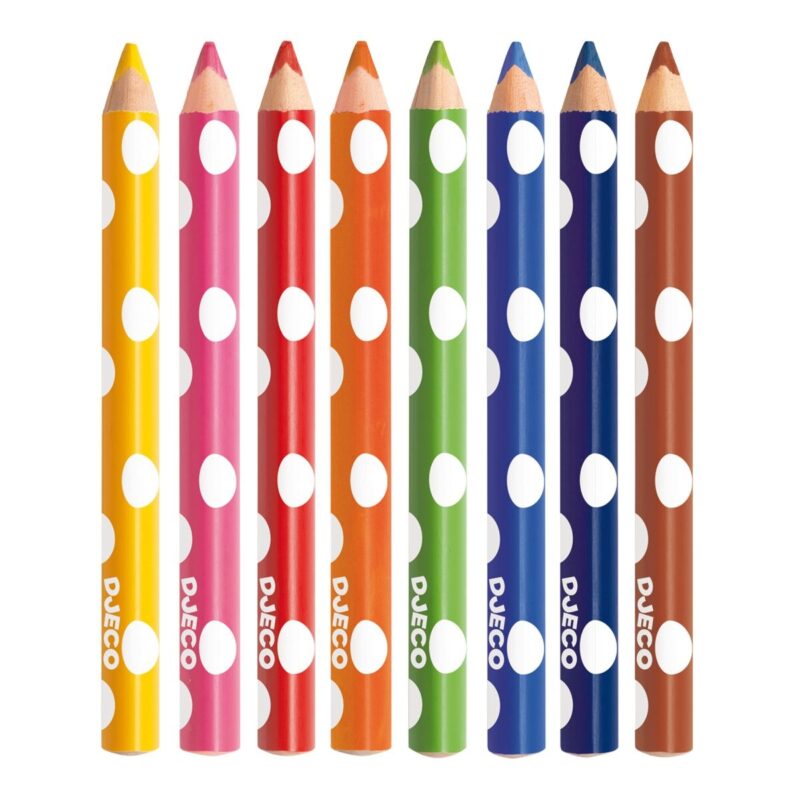 Farben "8 dicke Buntstifte" – Ergnomische Stiftform – Bild 2
