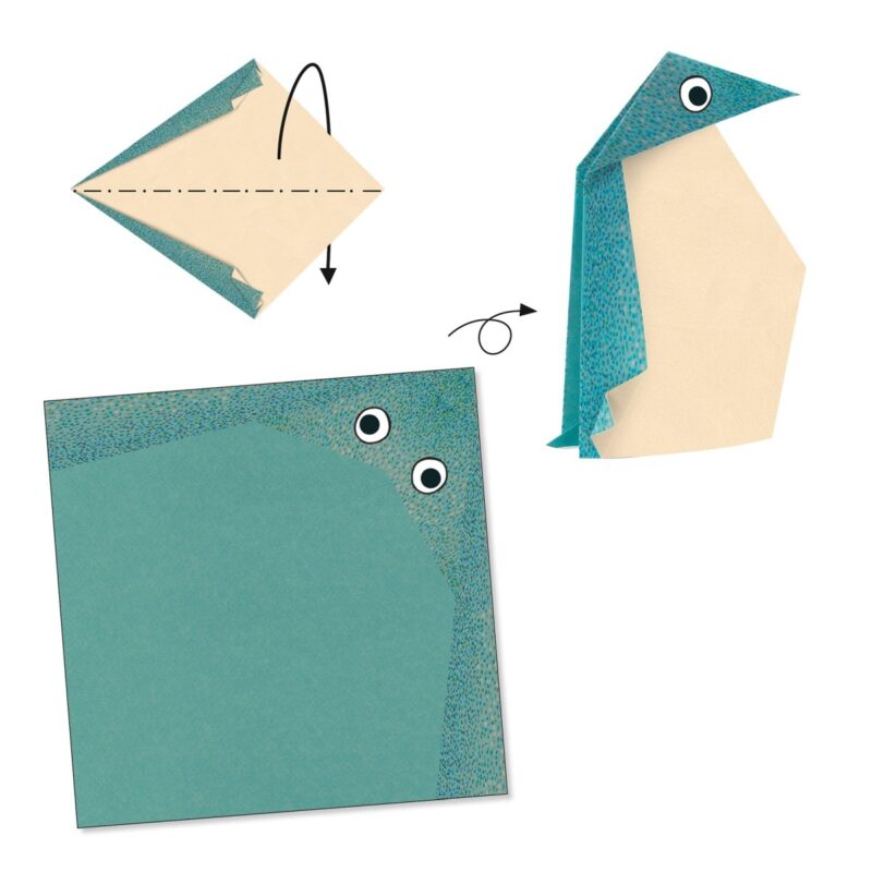 Origami Bastel-Set "Tiere der Arktis" – Bild 3