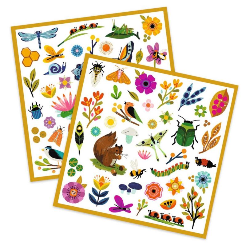 Set mit 160 Aufklebern "Sticker" - Garten – Bild 2