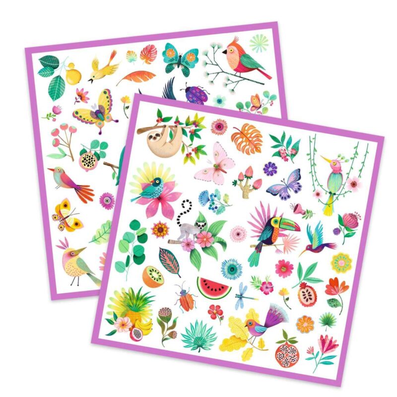 Set mit 160 Aufklebern "Sticker" - Paradies – Bild 3